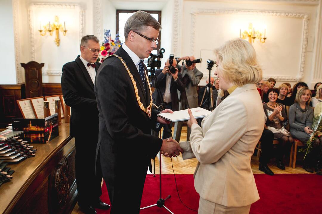Apdovanoti geriausi Kauno mokytojai