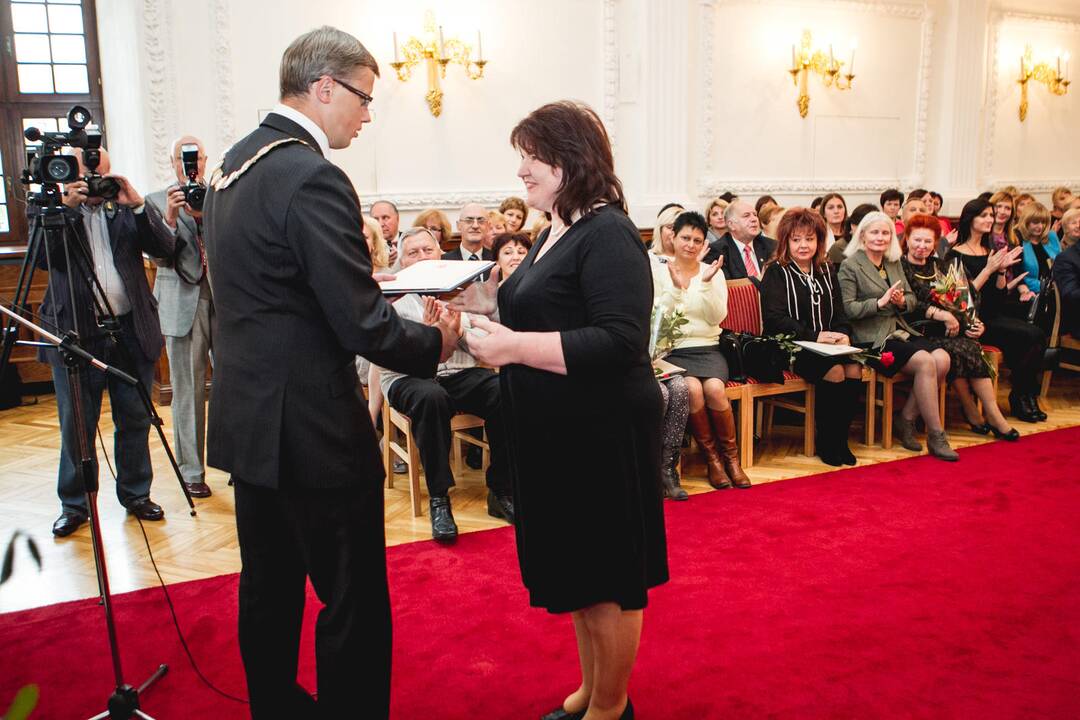 Apdovanoti geriausi Kauno mokytojai
