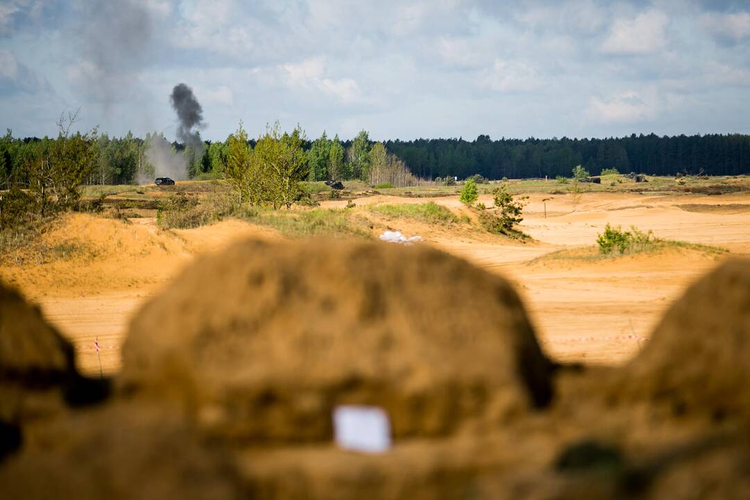 Lietuvos ir JAV karių pratybos Gaižiūnų poligone