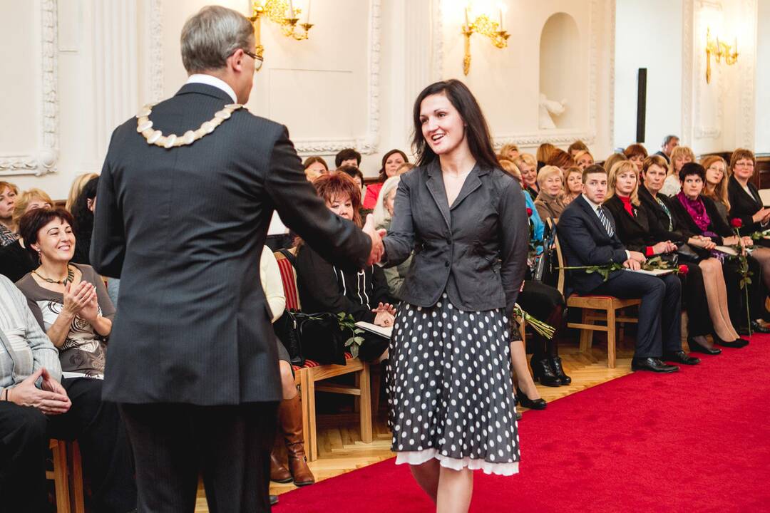 Apdovanoti geriausi Kauno mokytojai