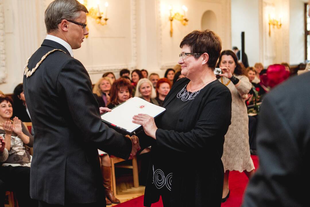 Apdovanoti geriausi Kauno mokytojai