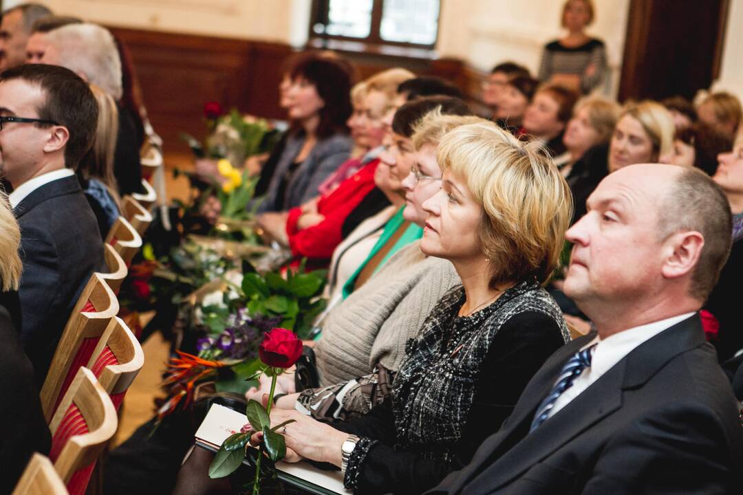 Apdovanoti geriausi Kauno mokytojai