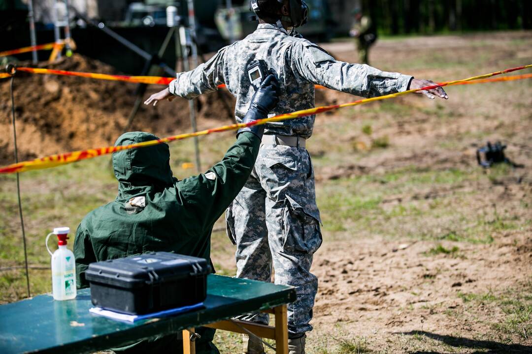 Lietuvos ir JAV karių pratybos Gaižiūnų poligone