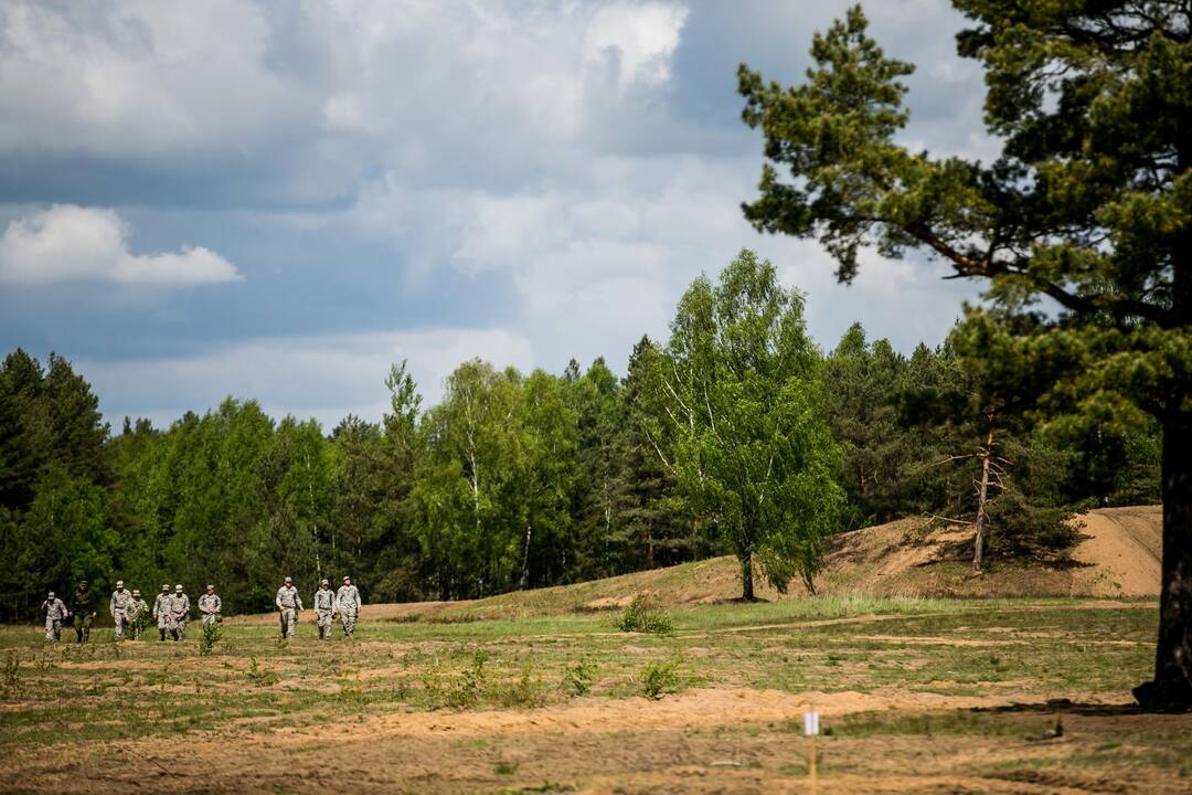 Lietuvos ir JAV karių pratybos Gaižiūnų poligone