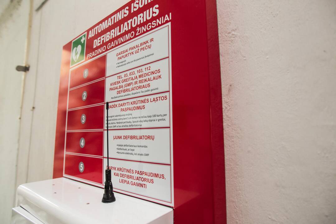 Širdies defibriliatoriai Kaune gelbės gyvybes