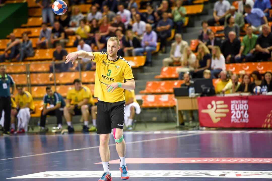Europos vyrų rankinio čempionato atranka: Lietuva – Danija