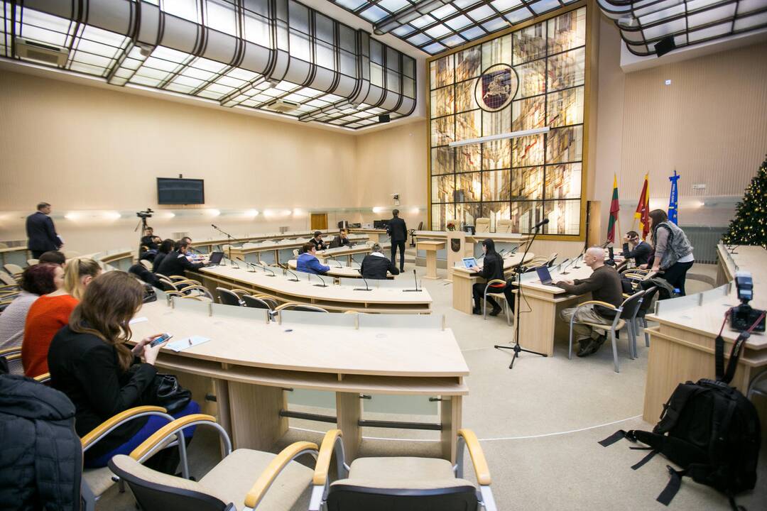 Spaudos konferencija Kauno savivaldybėje