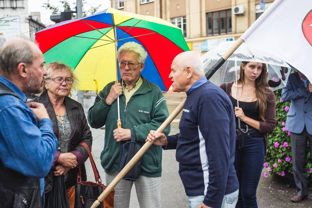 Piketas prie Kauno apylinkės teismo