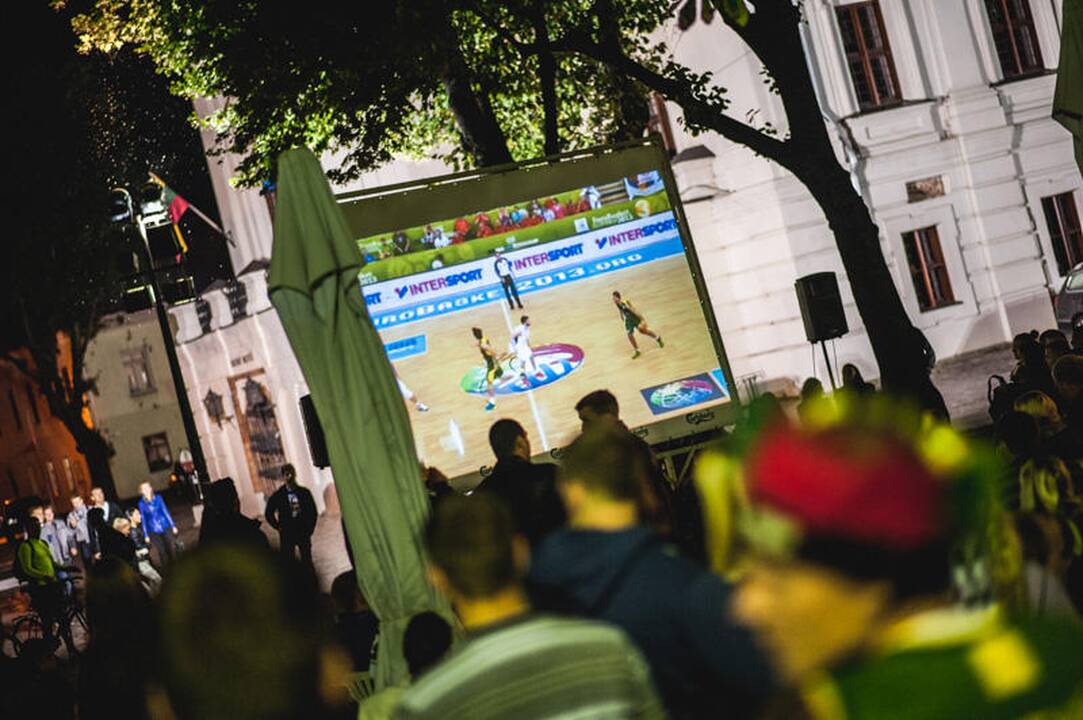Europos krepšinio čempionato aistros išjudino Kauną