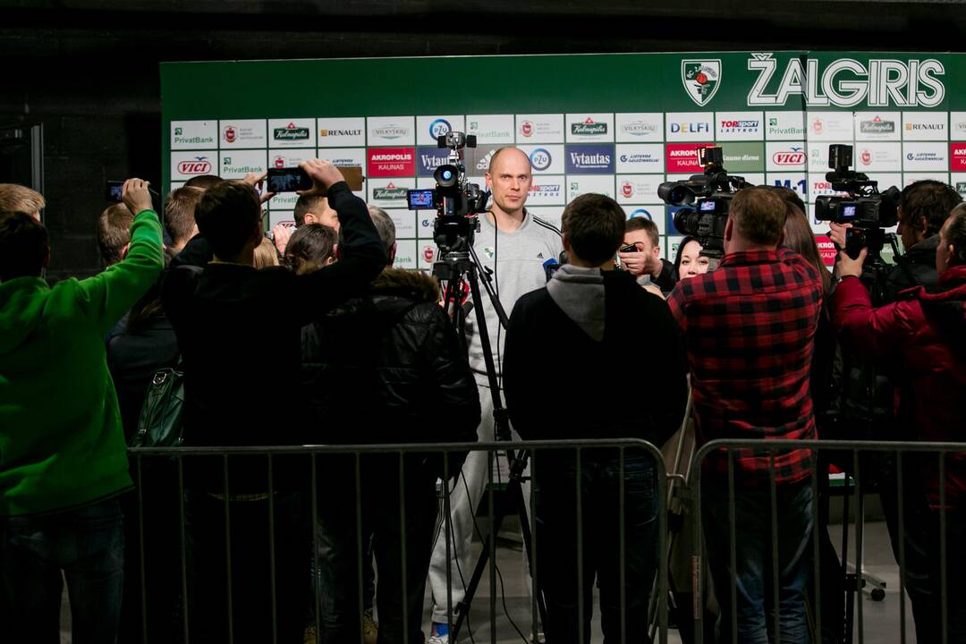 „Žalgirio“ treniruotė prieš susitikimą su Tel Avivo „Maccabi“