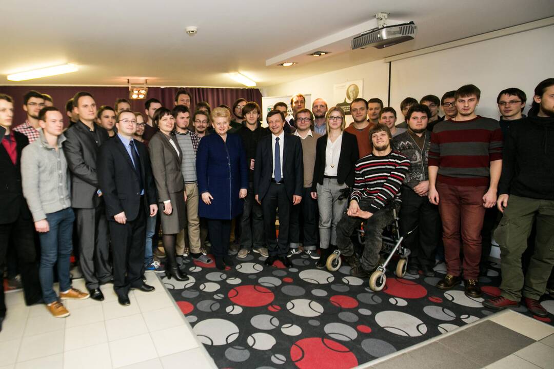 Prezidentė D. Grybauskaitė apsilankė Kauno technologijos universitete