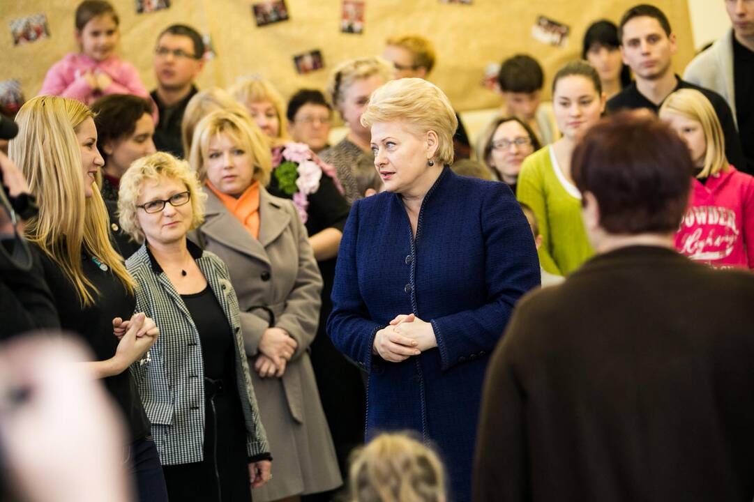Prezidentė D. Grybauskaitė apsilankė Kauno technologijos universitete