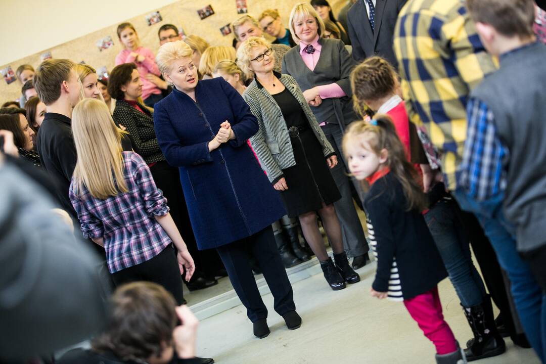 Prezidentė D. Grybauskaitė apsilankė Kauno technologijos universitete