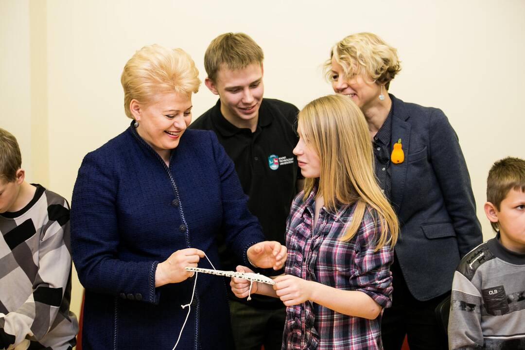 Prezidentė D. Grybauskaitė apsilankė Kauno technologijos universitete