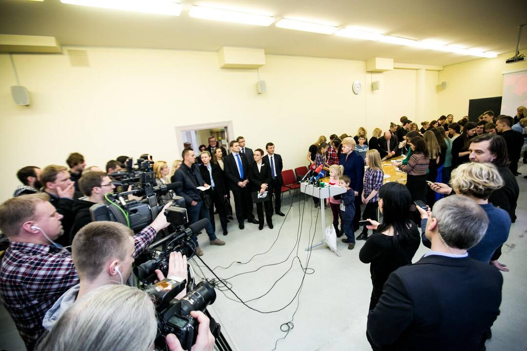 Prezidentė D. Grybauskaitė apsilankė Kauno technologijos universitete