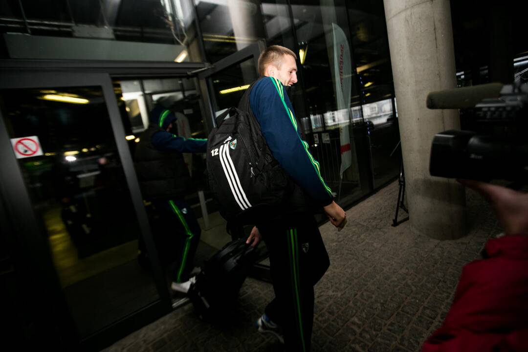 "Žalgirio" treniruotė prieš susitikimą su Strasbūro "SIG"