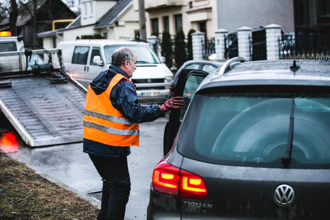 M. Jankaus gatvėje susidūrė penki automobiliai
