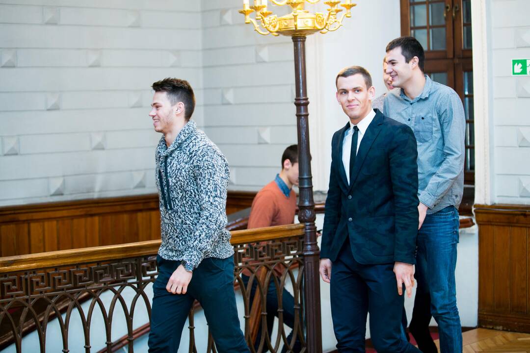Lietuvos studentų sportininkų pagerbimas Kauno Rotušėje