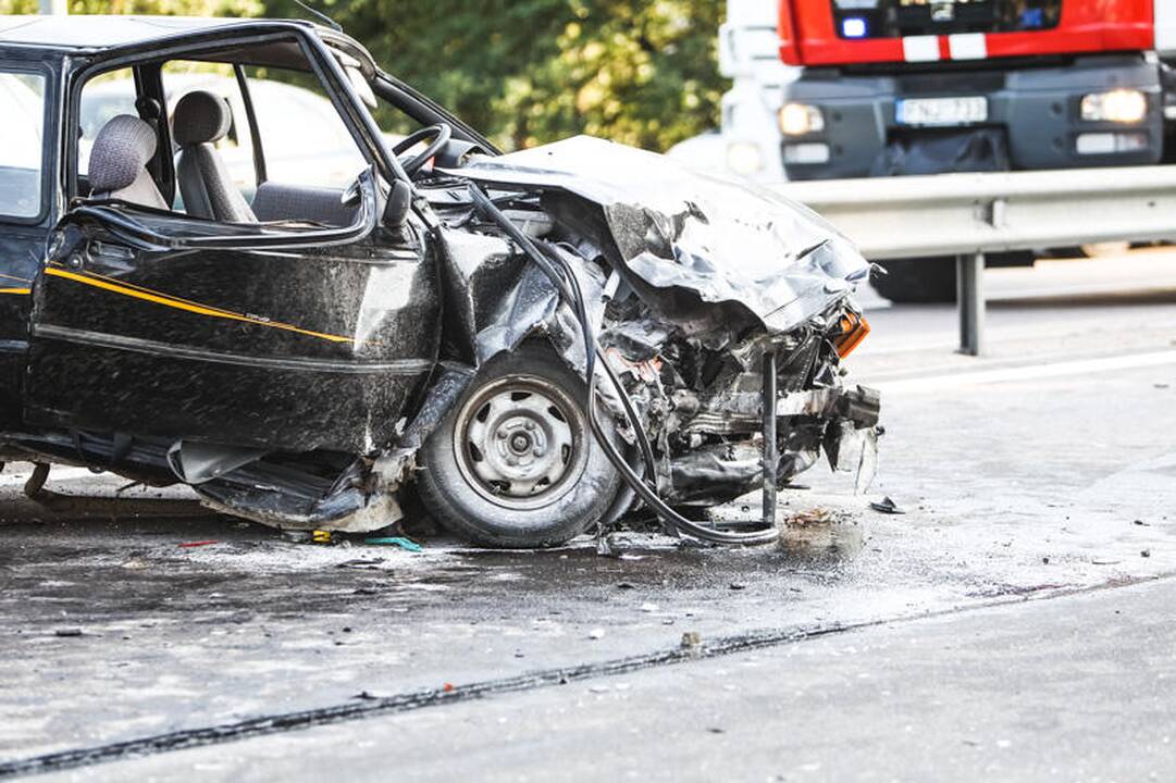 Per avariją Kauno rajone sužeisti trys žmonės