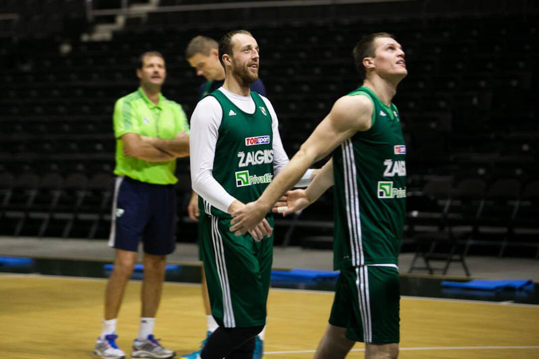 „Žalgirio“ treniruotė prieš dvikovą su Stambulo „Anadolu Efes“