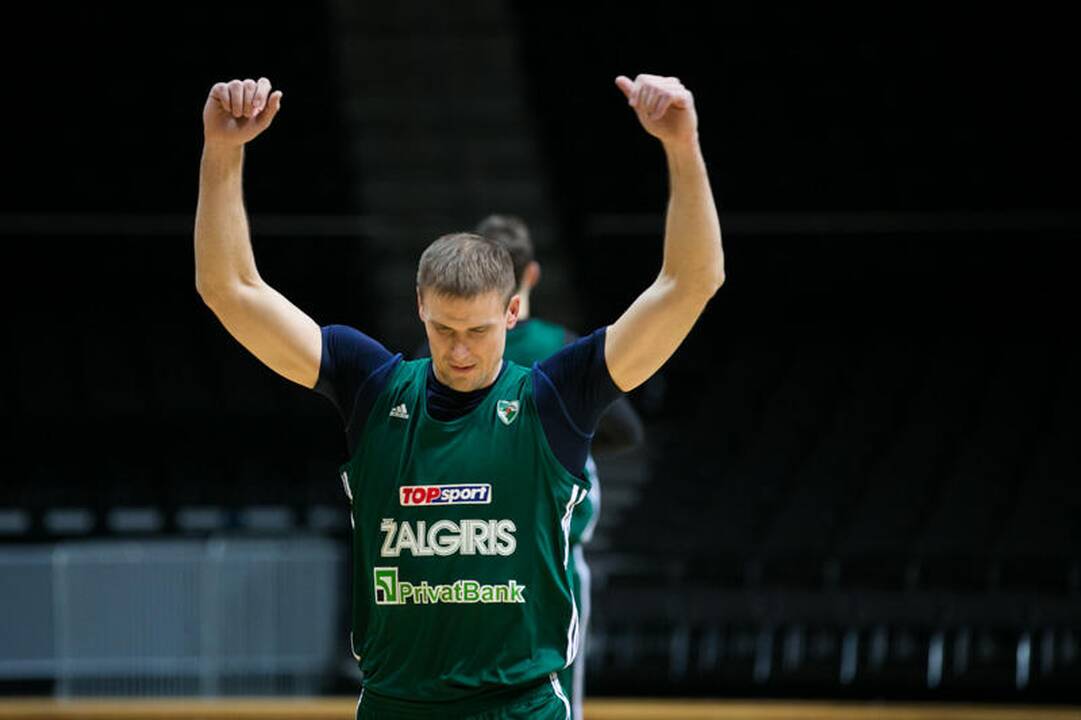 „Žalgirio“ treniruotė prieš dvikovą su Stambulo „Anadolu Efes“