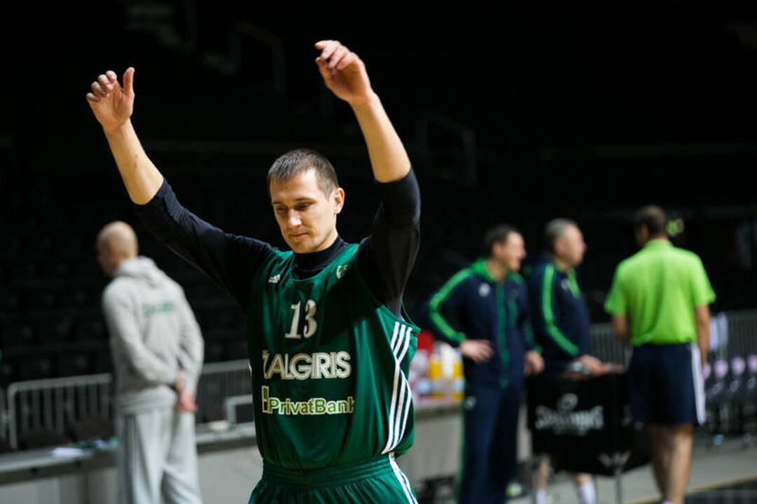 „Žalgirio“ treniruotė prieš dvikovą su Stambulo „Anadolu Efes“