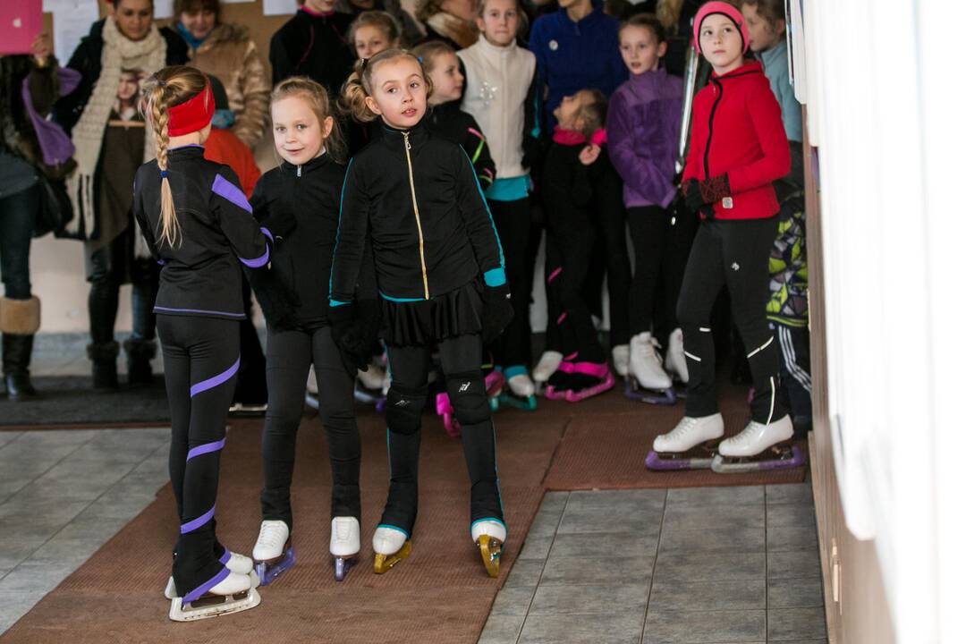 I. Tobias ir D. Stagniūnas Kaune treniravosi su jaunaisiais čiuožėjais