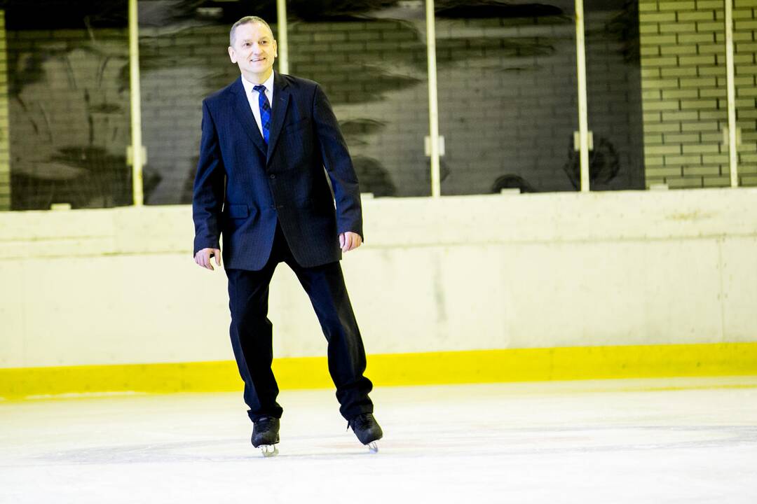 I. Tobias ir D. Stagniūnas Kaune treniravosi su jaunaisiais čiuožėjais