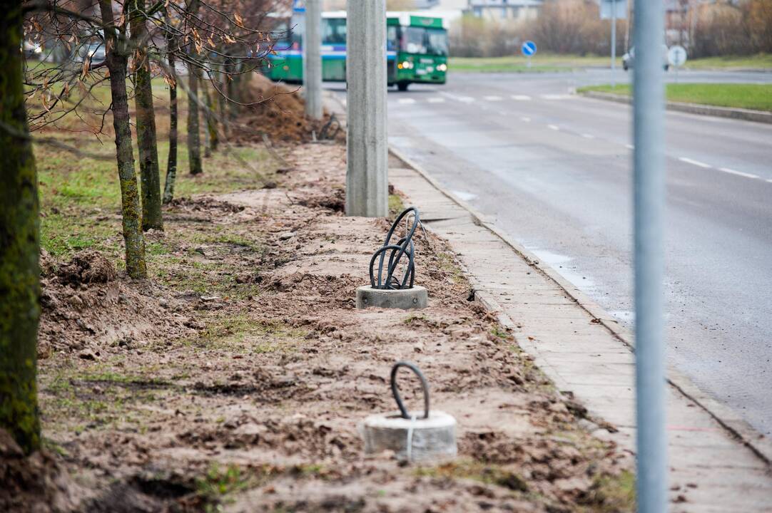  Baltų prospekte bus įrengtas apšvietimas
