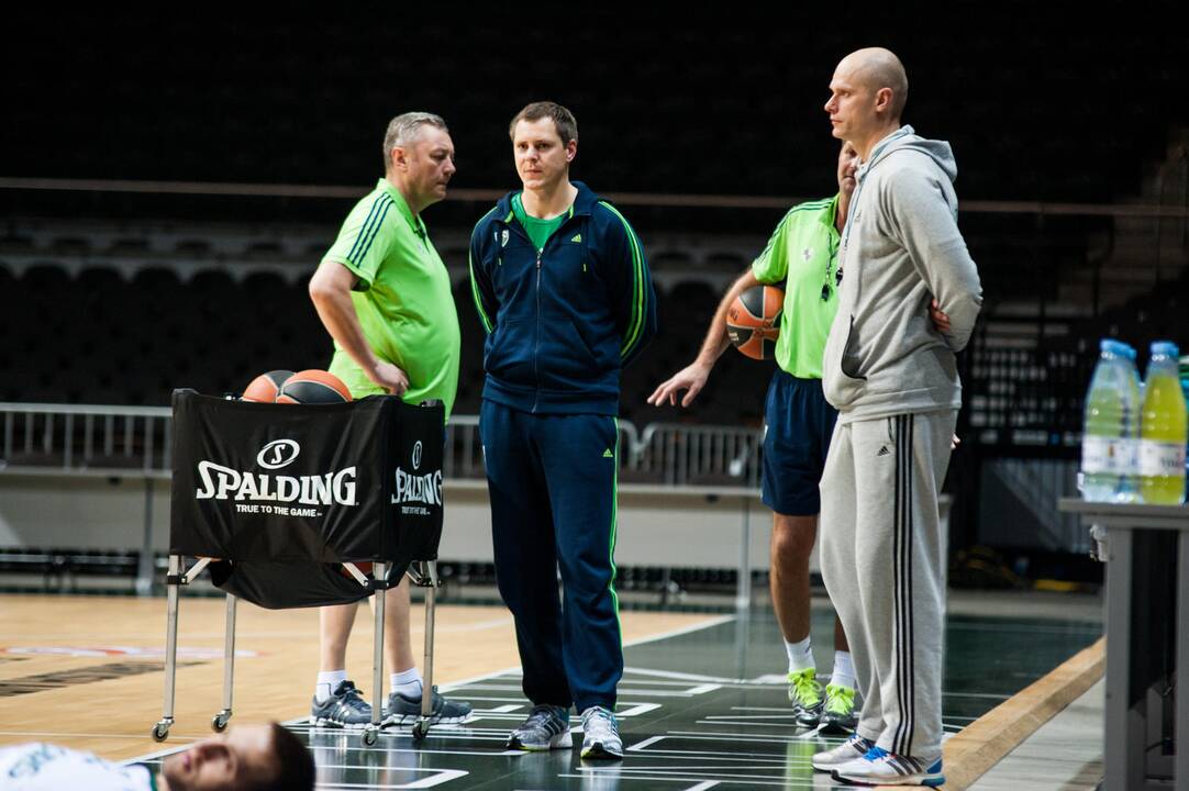 "Žalgrio" treniruotė prieš susitikimą su Bambergo "Brose Baskets"