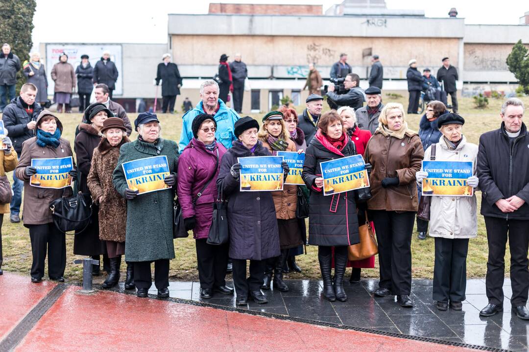 Ukrainos palaikymo akcija