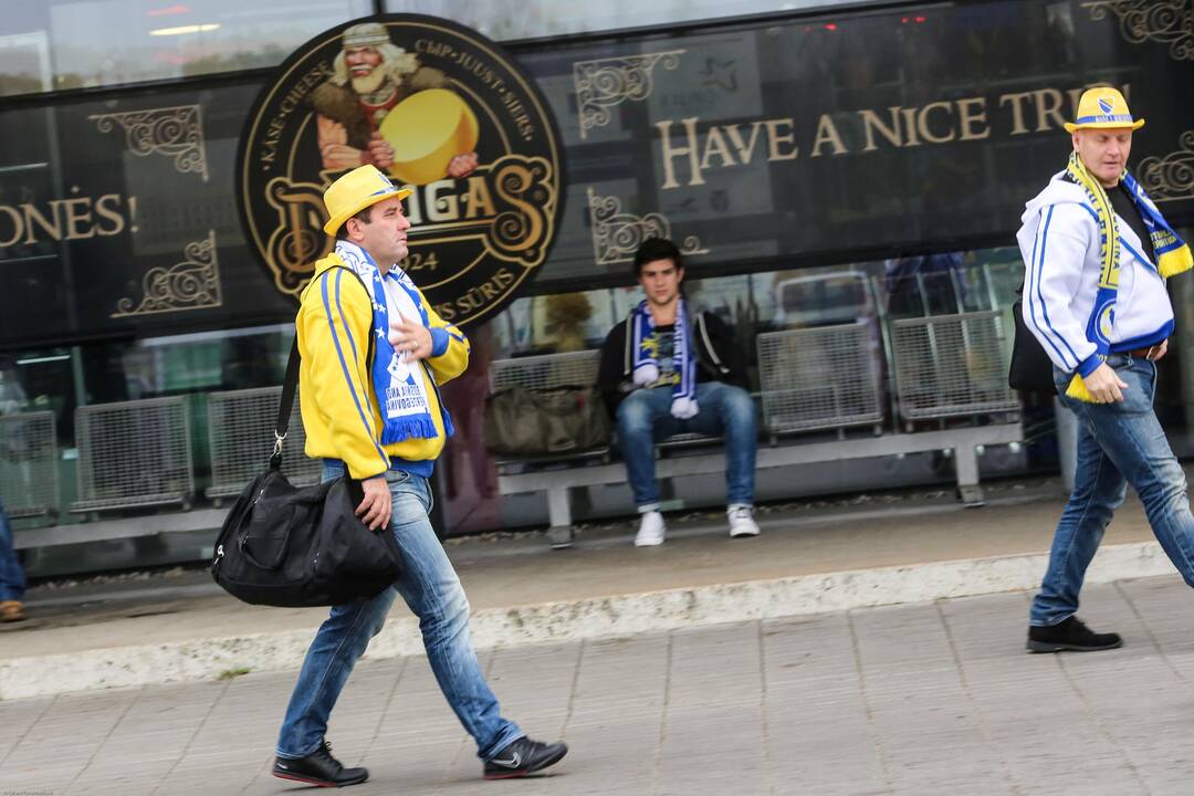 Bosnių sirgaliai atvyksta į Kauną