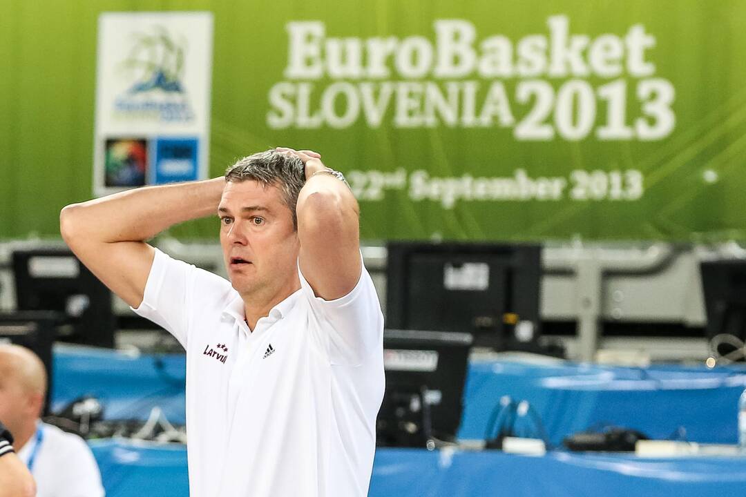 "Eurobasket": Latvija - Belgija 