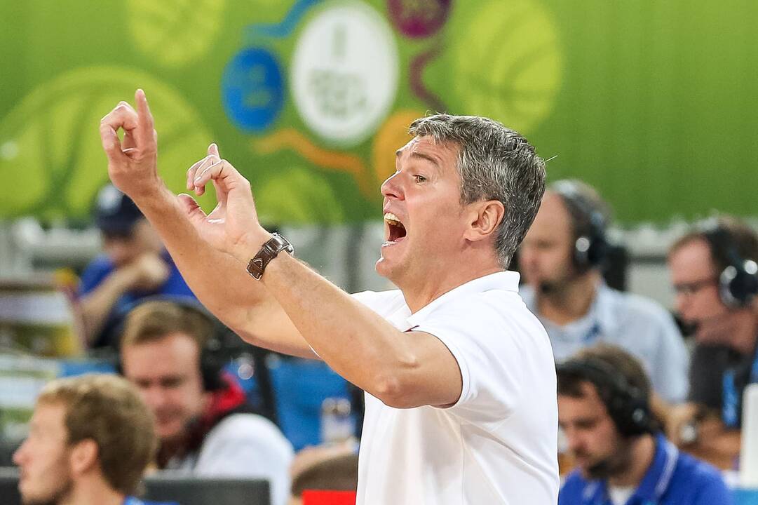 "Eurobasket": Latvija - Belgija 