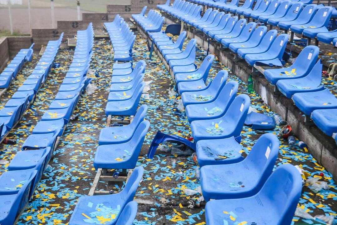 Bosnių siautėjimo Kauno stadione kaina – mažiausiai 10 tūkst. litų