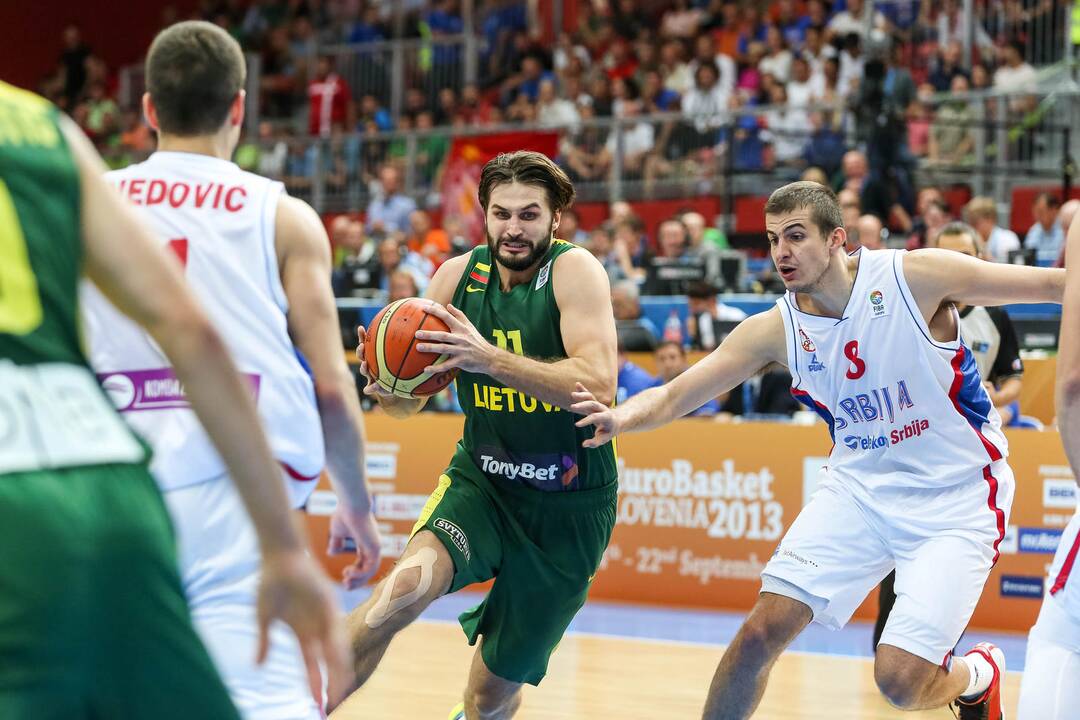 Eurobasket: Lietuva - Serbija