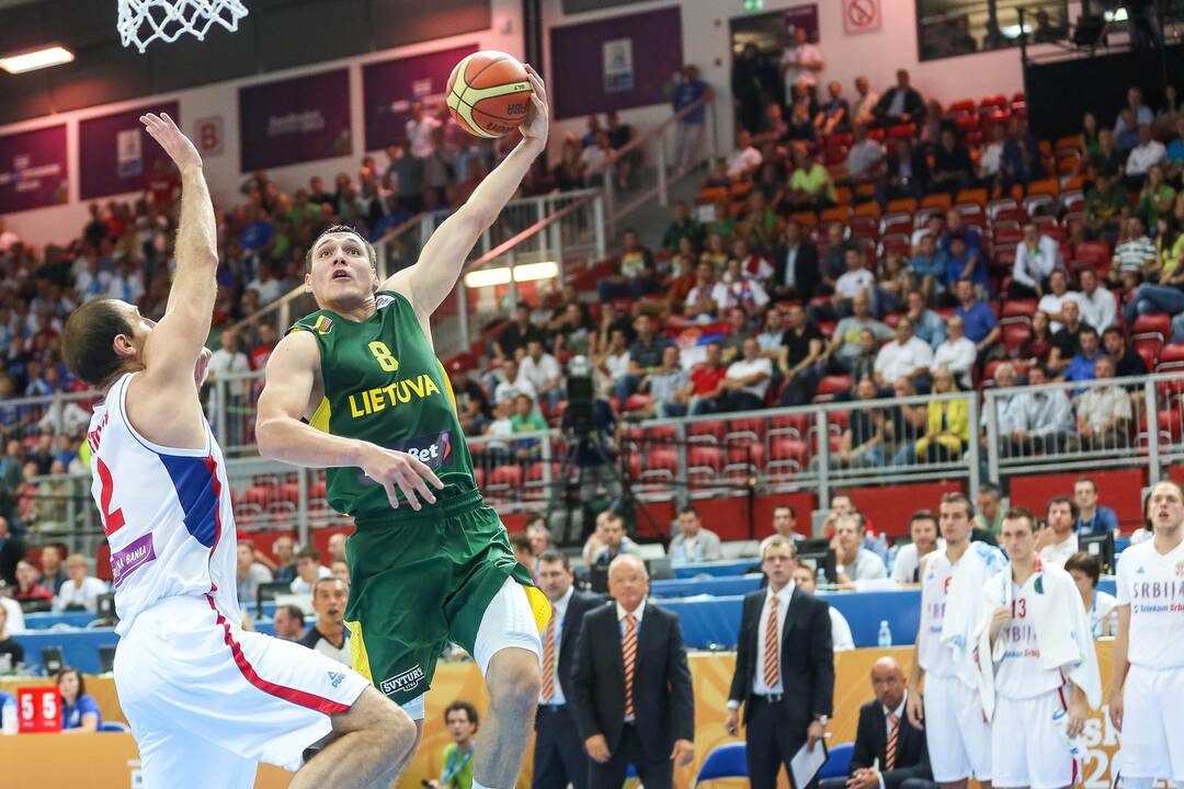 Eurobasket: Lietuva - Serbija