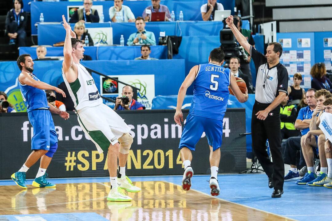 "Eurobasket": Lietuva - Italija