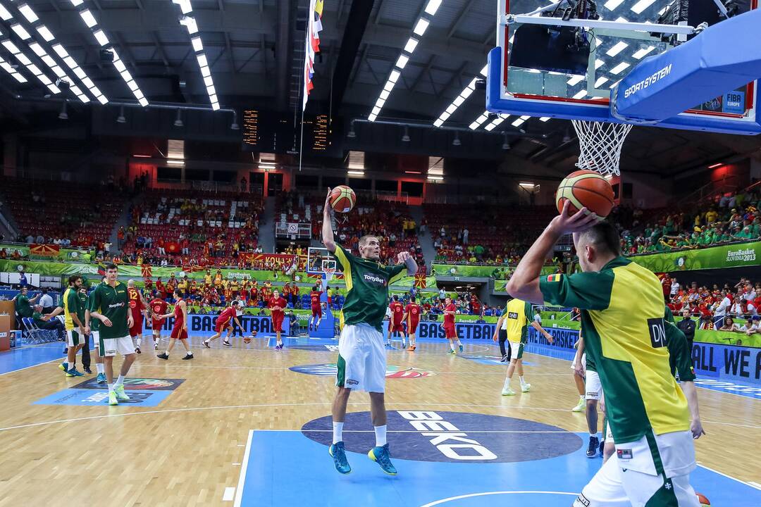 Eurobasket: Lietuva - Makedonija