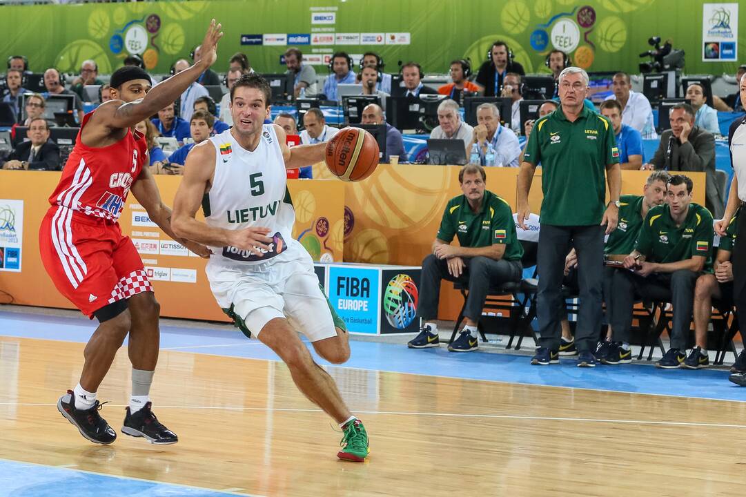 "Eurobasket": Lietuva - Kroatija