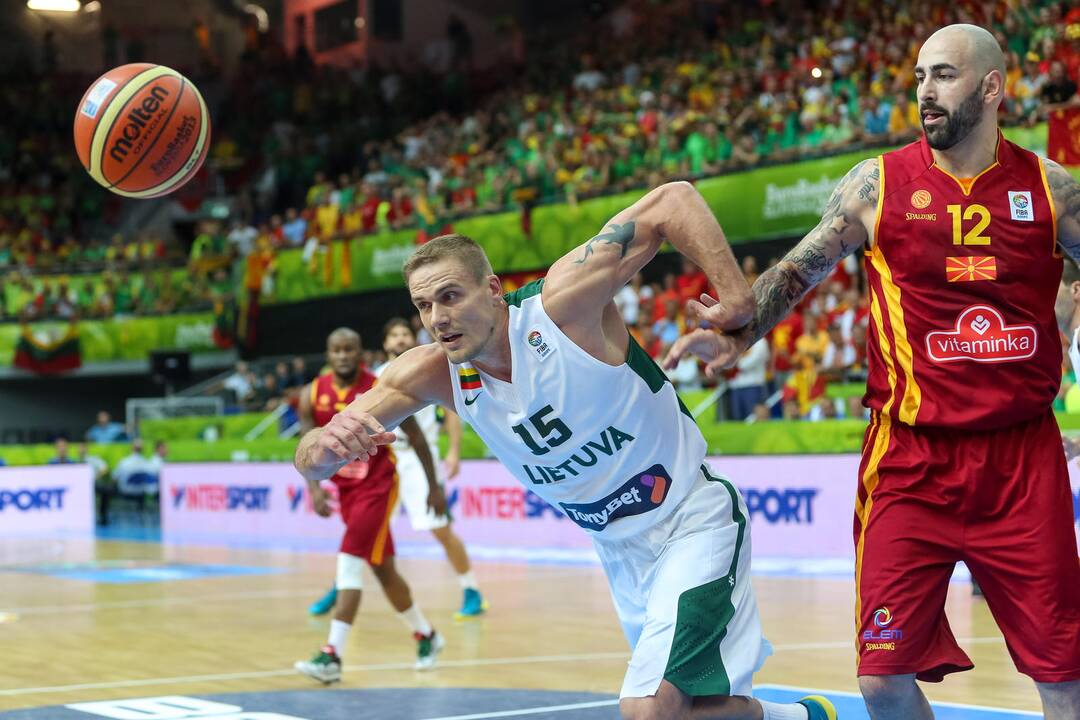 Eurobasket: Lietuva - Makedonija