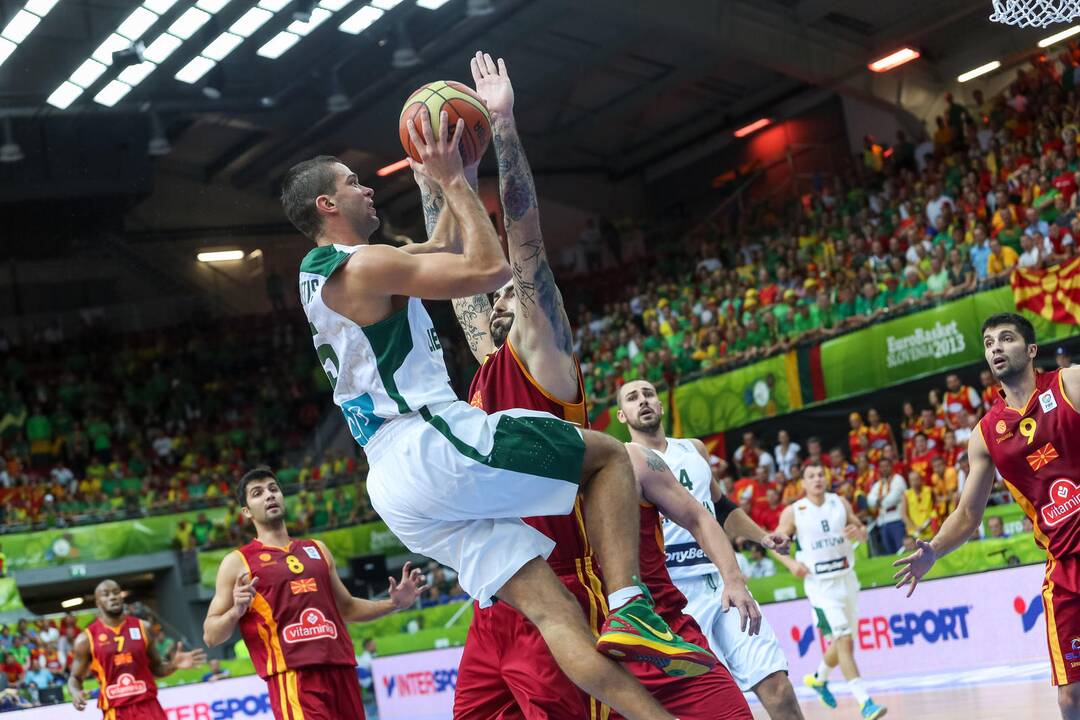 Eurobasket: Lietuva - Makedonija