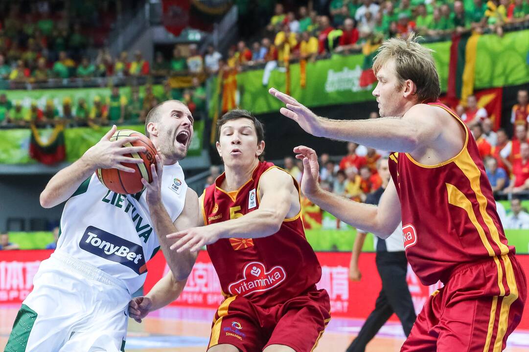 Eurobasket: Lietuva - Makedonija