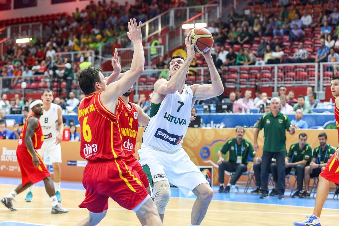 Eurobasket: Lietuva - Montenegro