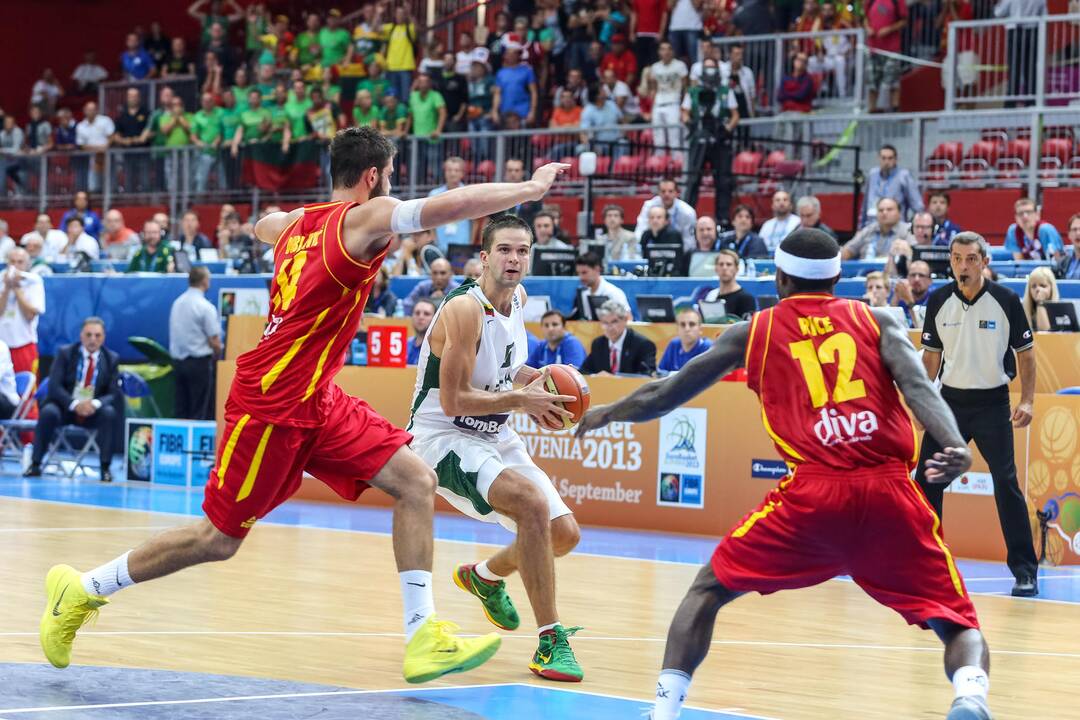 Eurobasket: Lietuva - Montenegro