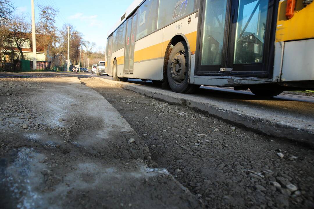 Kėdainių g. darbai sutrikdė aplinkinių gyvenimą