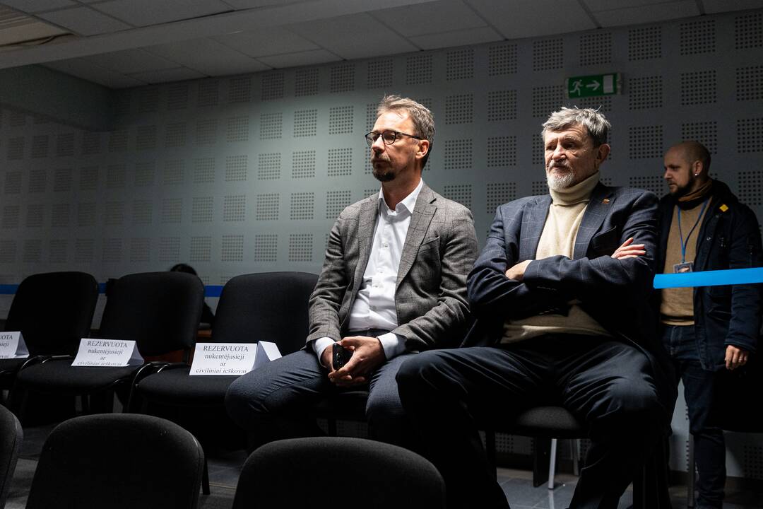 S. Jovaišos ir V. Kernagio liudijimai riaušių byloje