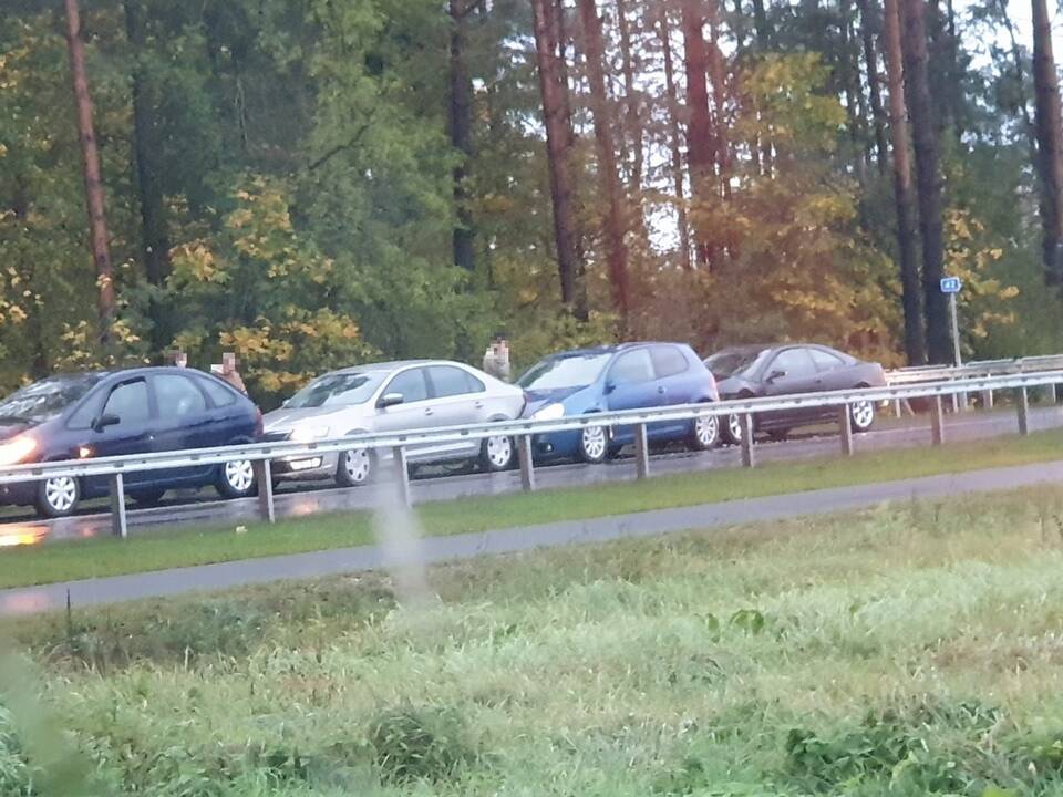 Lapių kelyje – masinė avarija