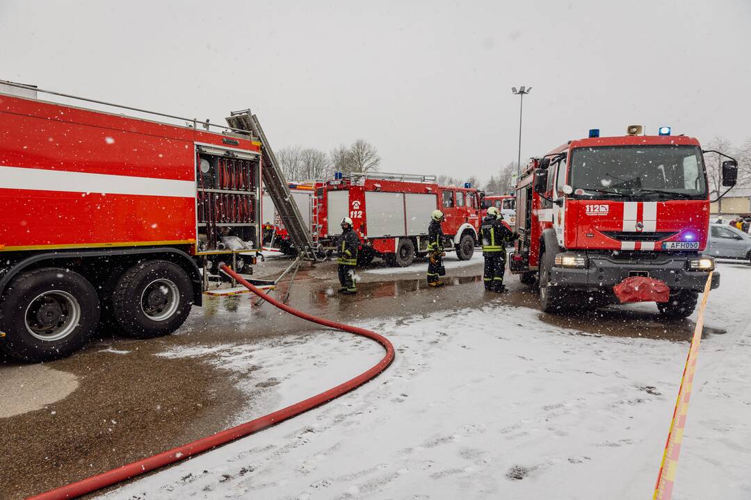 Trakuose – kavinės „Senkelio karčiama“ gaisras