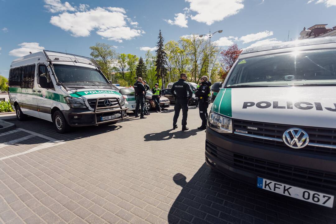 Katedros aikštėje – protestas dėl NT mokesčio